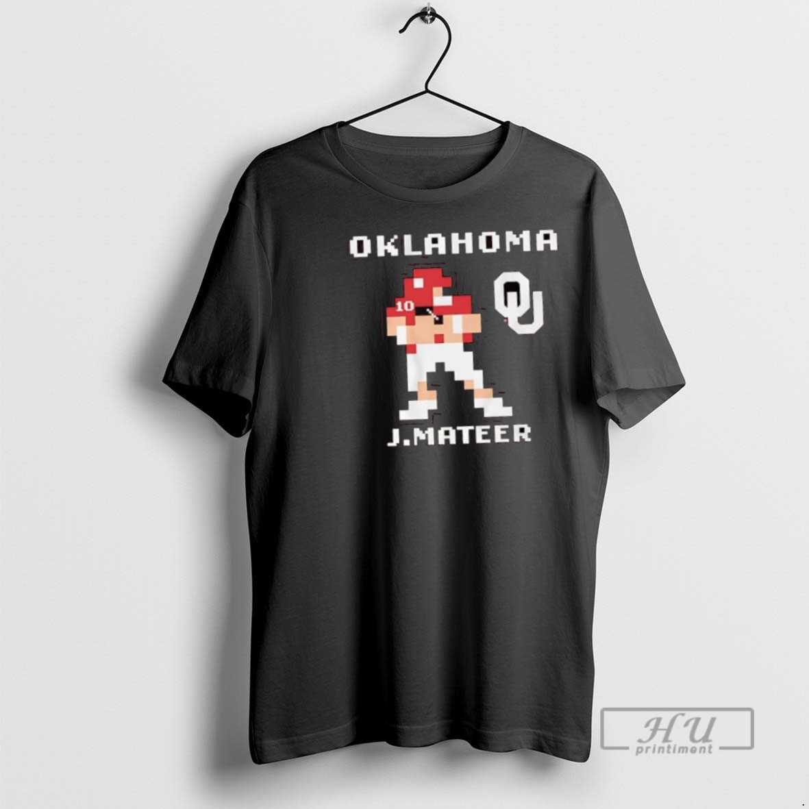Trending John Mateer Pixel Oklahoma Football Player T Shirt Sweatshirt