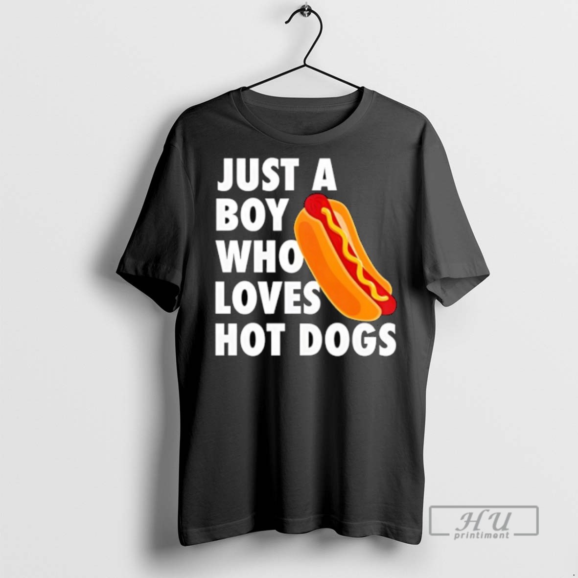 Trending Just A Boy Who Loves Hot Dogs Graphic Tee Shirt Sweatshirt Hoodies