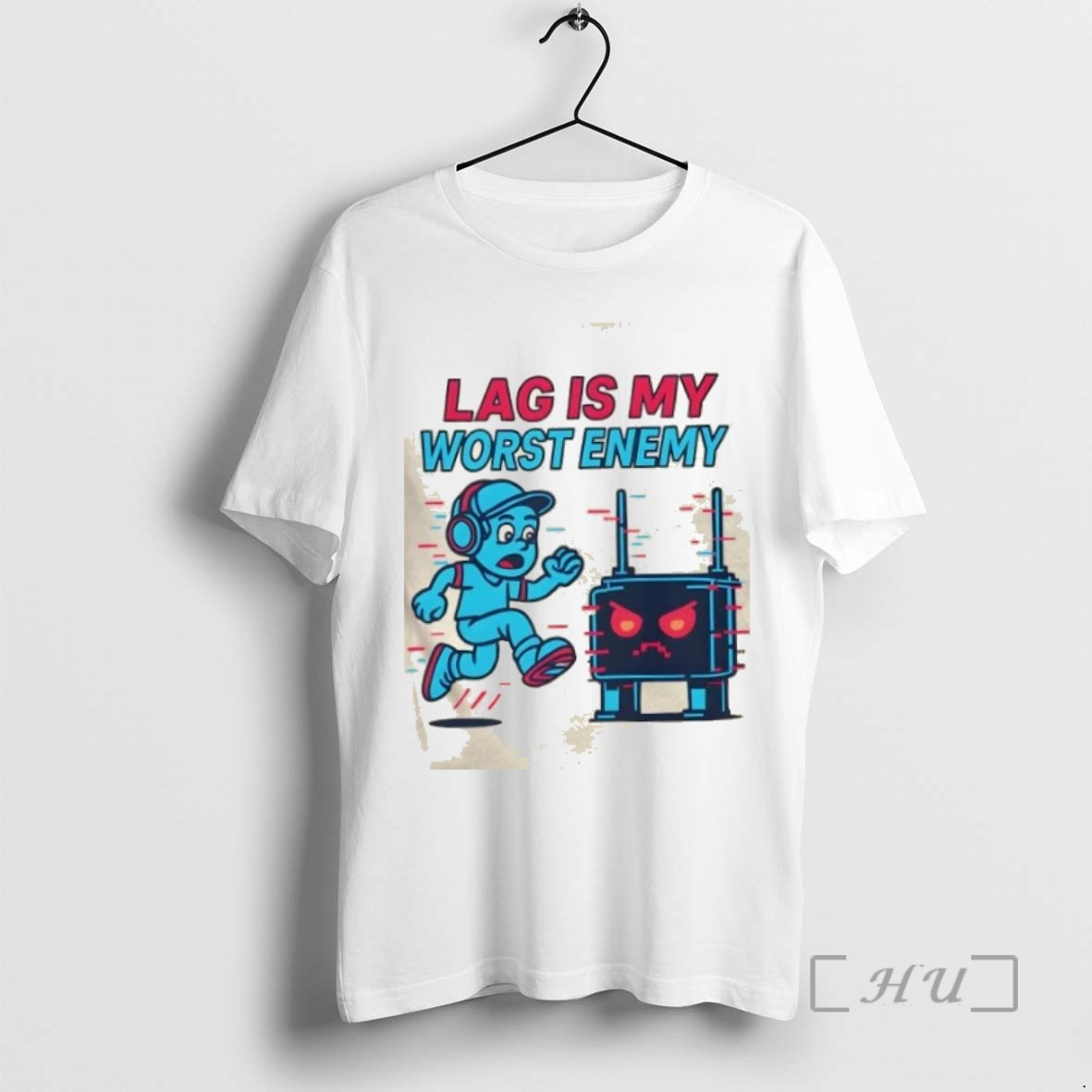 Trending Lag Is My Worst Enemy Cartoon T Shirts Sweater Hoodie