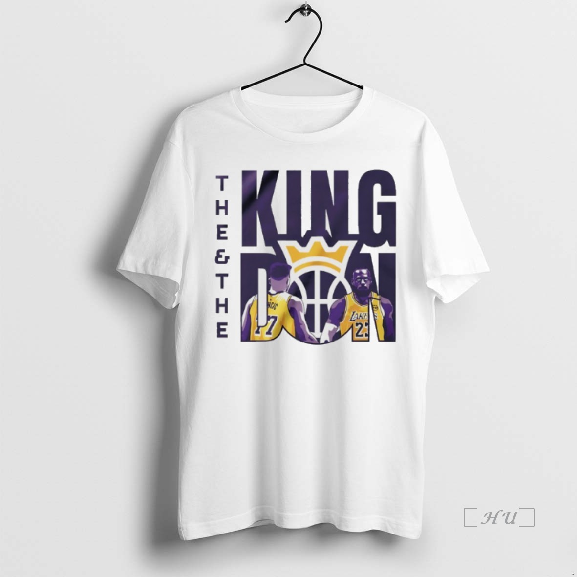Trending Lakers The King The Don Lebron James And Luka Doncic T Shirt Sweater Hoodie