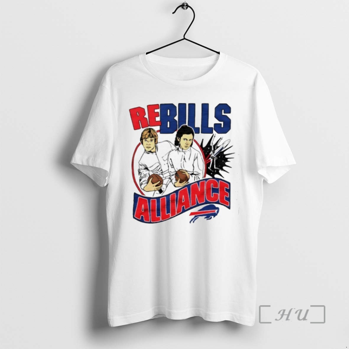 Trending Luke Skywalke X Buffalo Bill Football Alliance Rebills T Shirts Sweater Hoodie