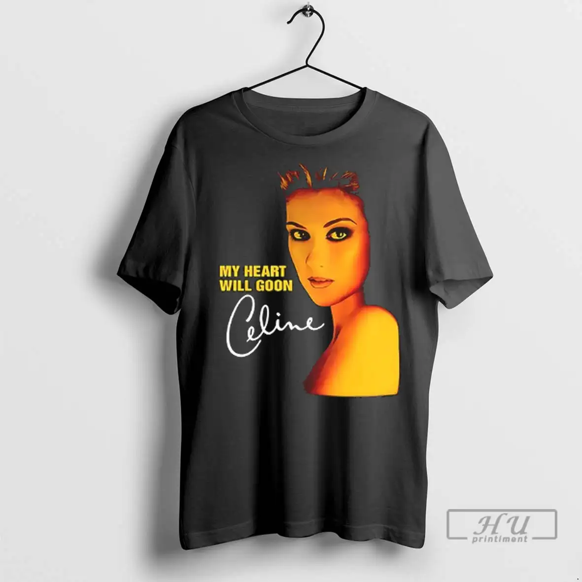 Trending My Heart Will Goon Celine Signature T Shirts Sweatshirt