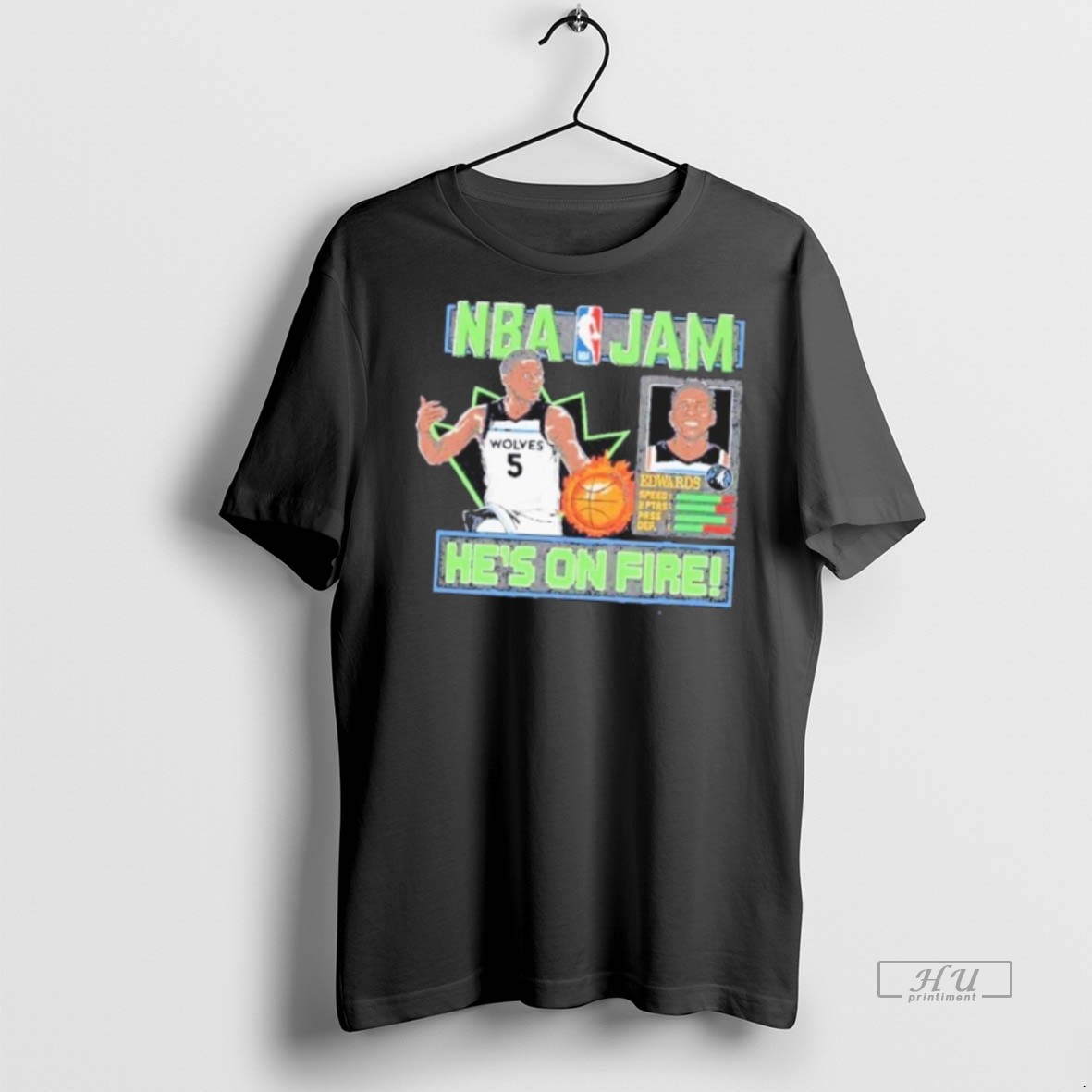Trending Nba Jam Anthony Edwards Minnesota Timberwolves Graphic Tee Shirt Sweater Hoodie