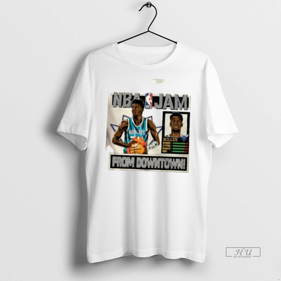 Trending Nba Jam Charlotte Hornets Brandon Miller Graphic Tee Shirt Sweater Hoodie