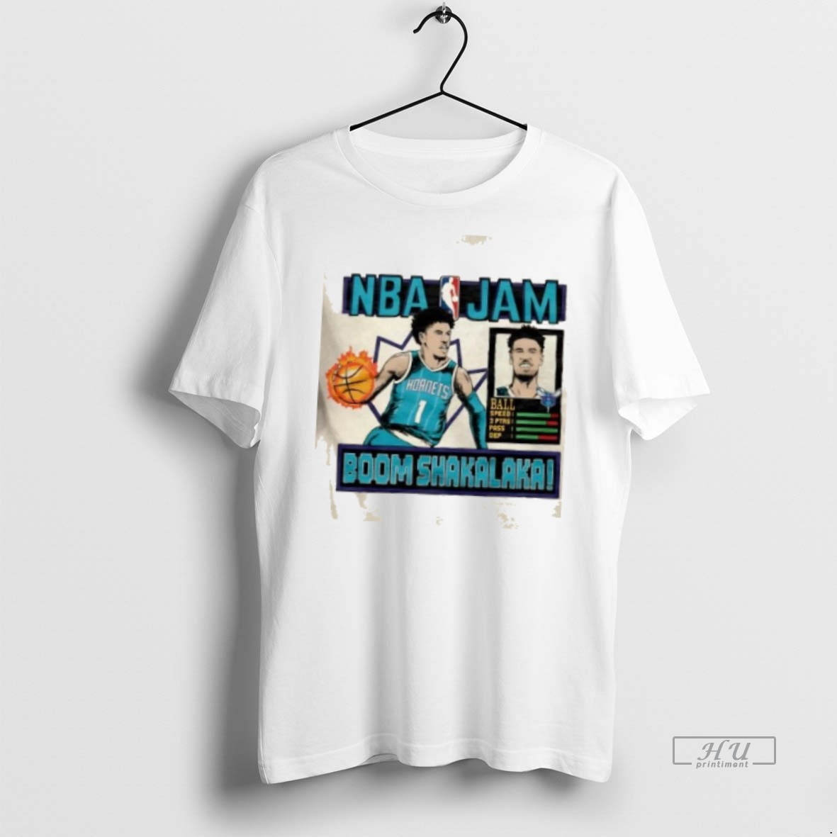 Trending Nba Jam Charlotte Hornets Lamelo Ball Graphic Tee Shirt Sweater Hoodie