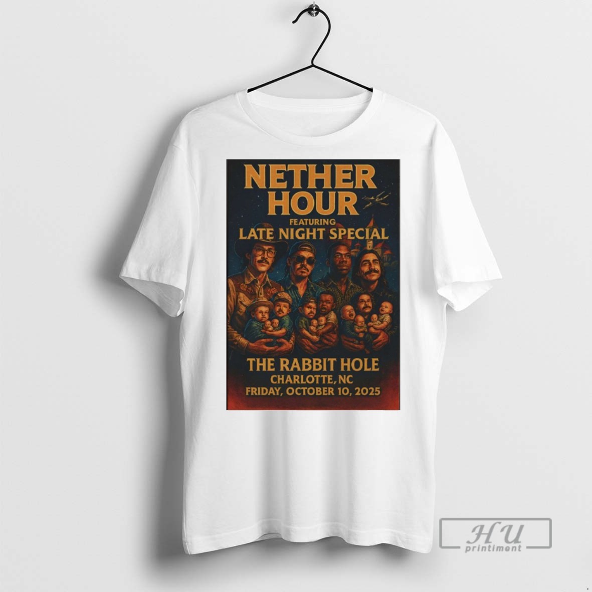 Trending Nether Hour The Rabbit Hole Charlotte Nc October 10 2025 Graphic Tee Shirts Sweatshirt Hoodies