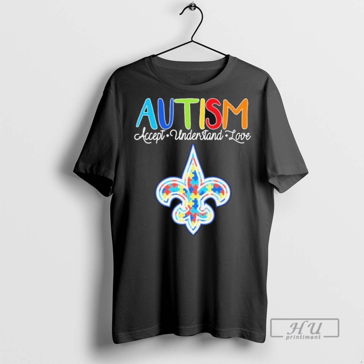 Trending New Orleans Saints Autism Accept Understand Love T Shirt Sweatshirt
