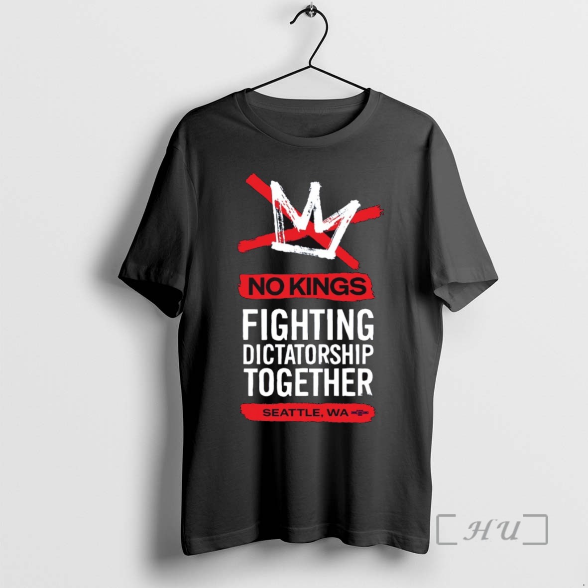 Trending No Kings Fighting Dictatorship Together Seattle Wa 2025 T Shirts Sweater Hoodie