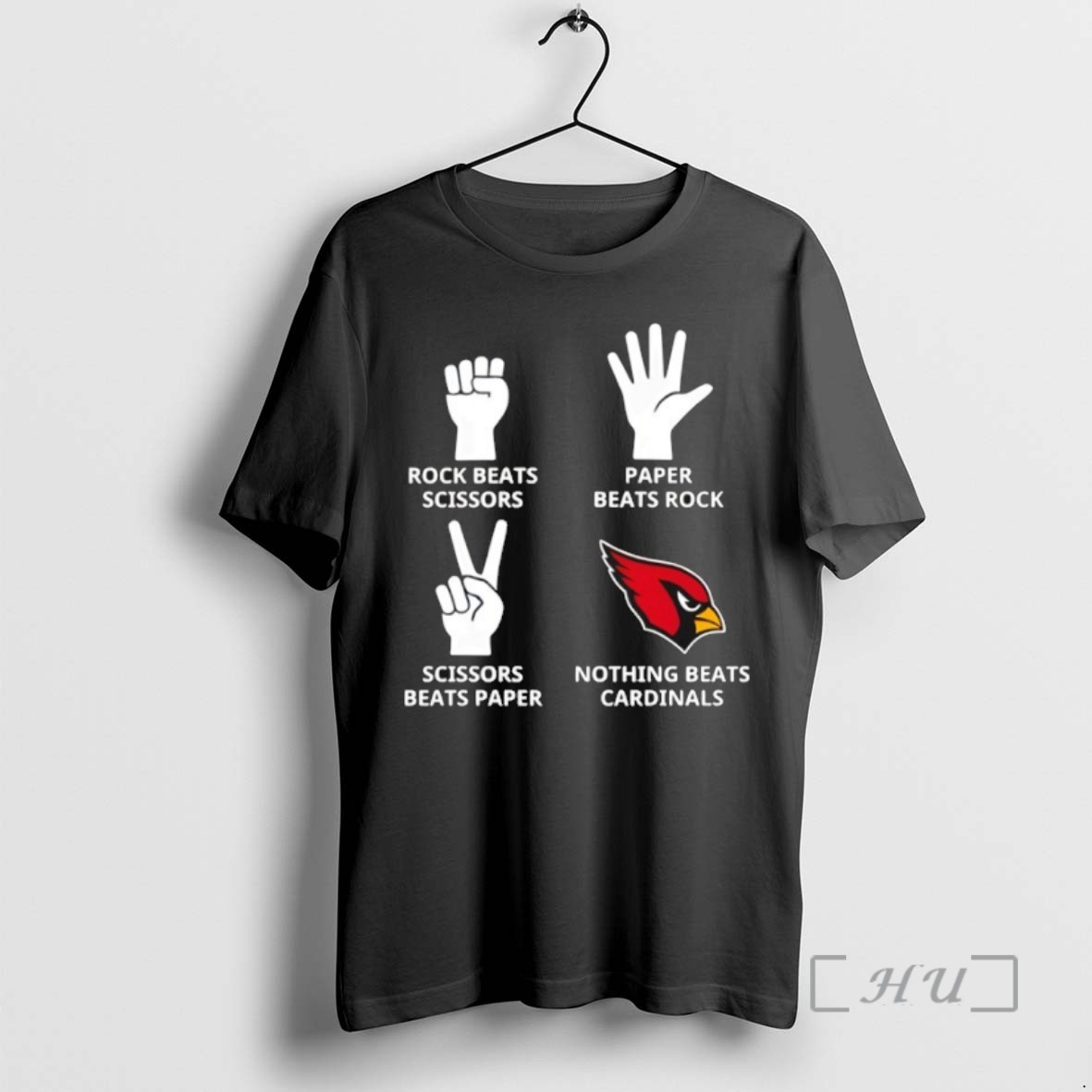 Trending Nothing Beats Arizona Cardinals Rock Beats Scissors Paper Beats Rock T Shirts Sweater Hoodie