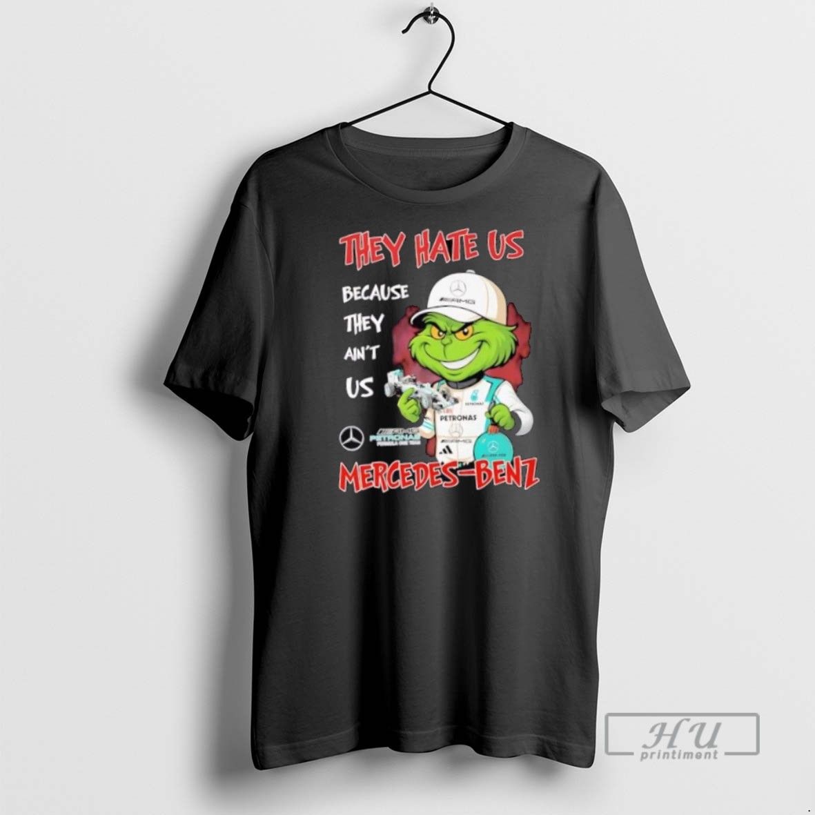 Trending Official Grinch Amg Mercedes Benz They Hate Us Because They Aint Us T Shirt Sweatshirt