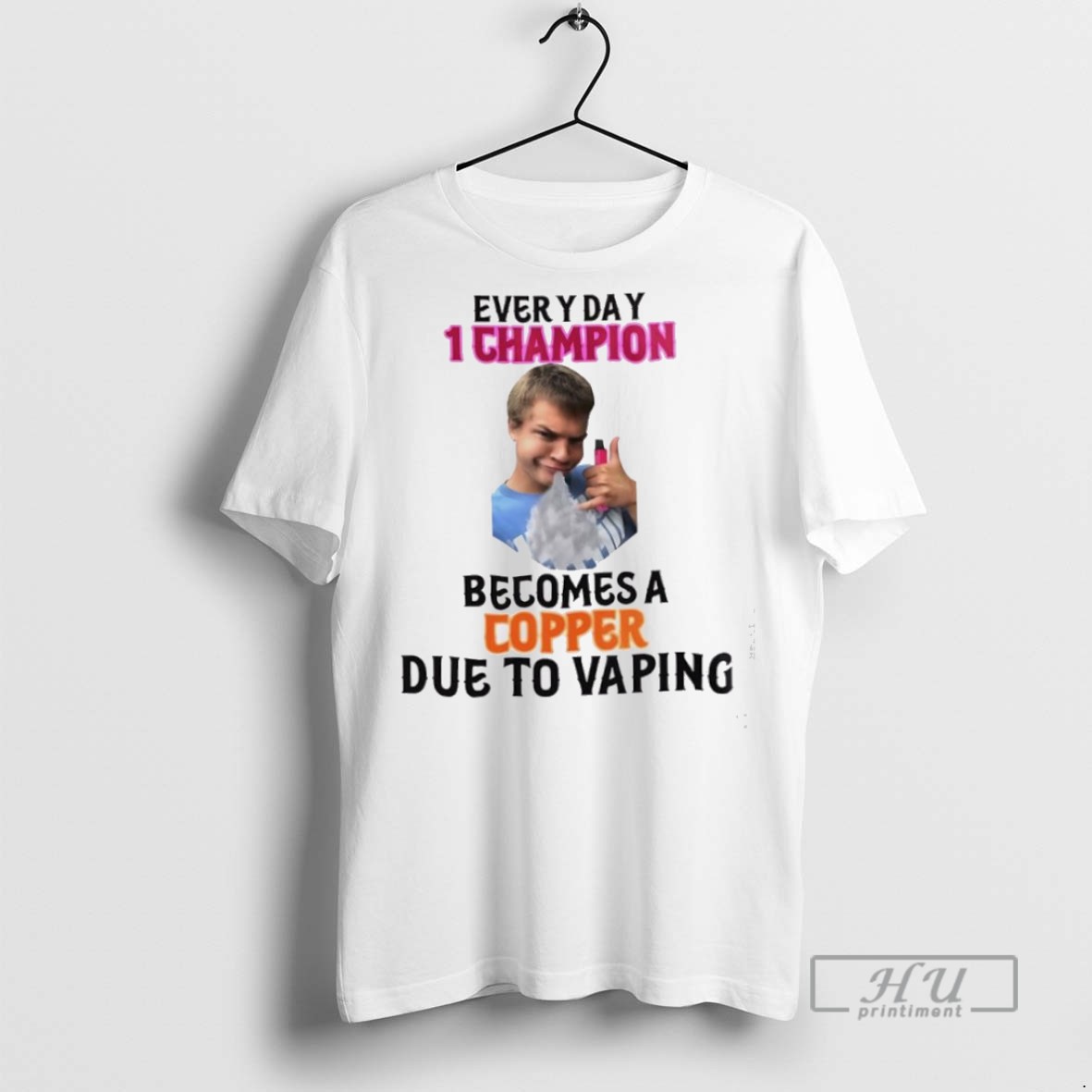 Trending Official Jynxzi Every Day 1 Champion Becomes A Copper Due To Vaping T Shirt Sweatshirt