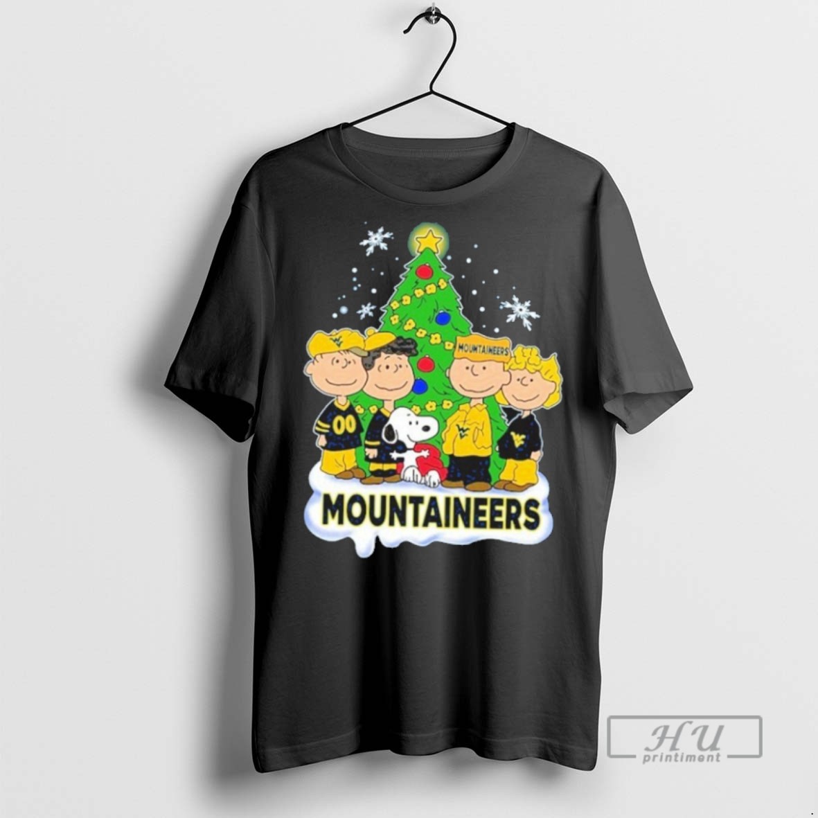 Trending Officials 2025 Mountaineers Peanuts With Friend Merry Christmas T Shirt Sweatshirt Hoodies