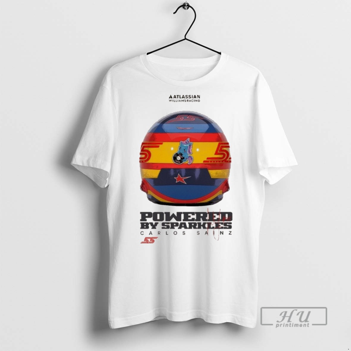 Trending Officials Atlassian Williams Racing Powered By Sparkles Carlos Sainz T Shirt Sweatshirt