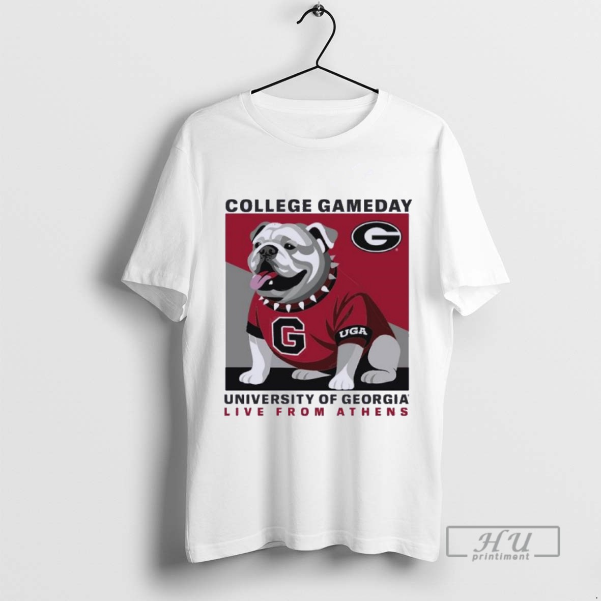 Trending Officials College Gameday 2025 Georgia Bulldogs Mascot Live From Athens T Shirt Sweatshirt Hoodies 1