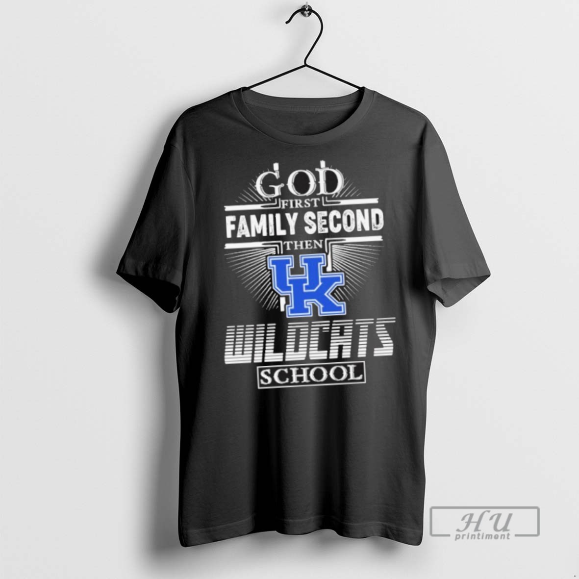 Trending Officials God First Family Second Then Wildcats School T Shirt Sweatshirt