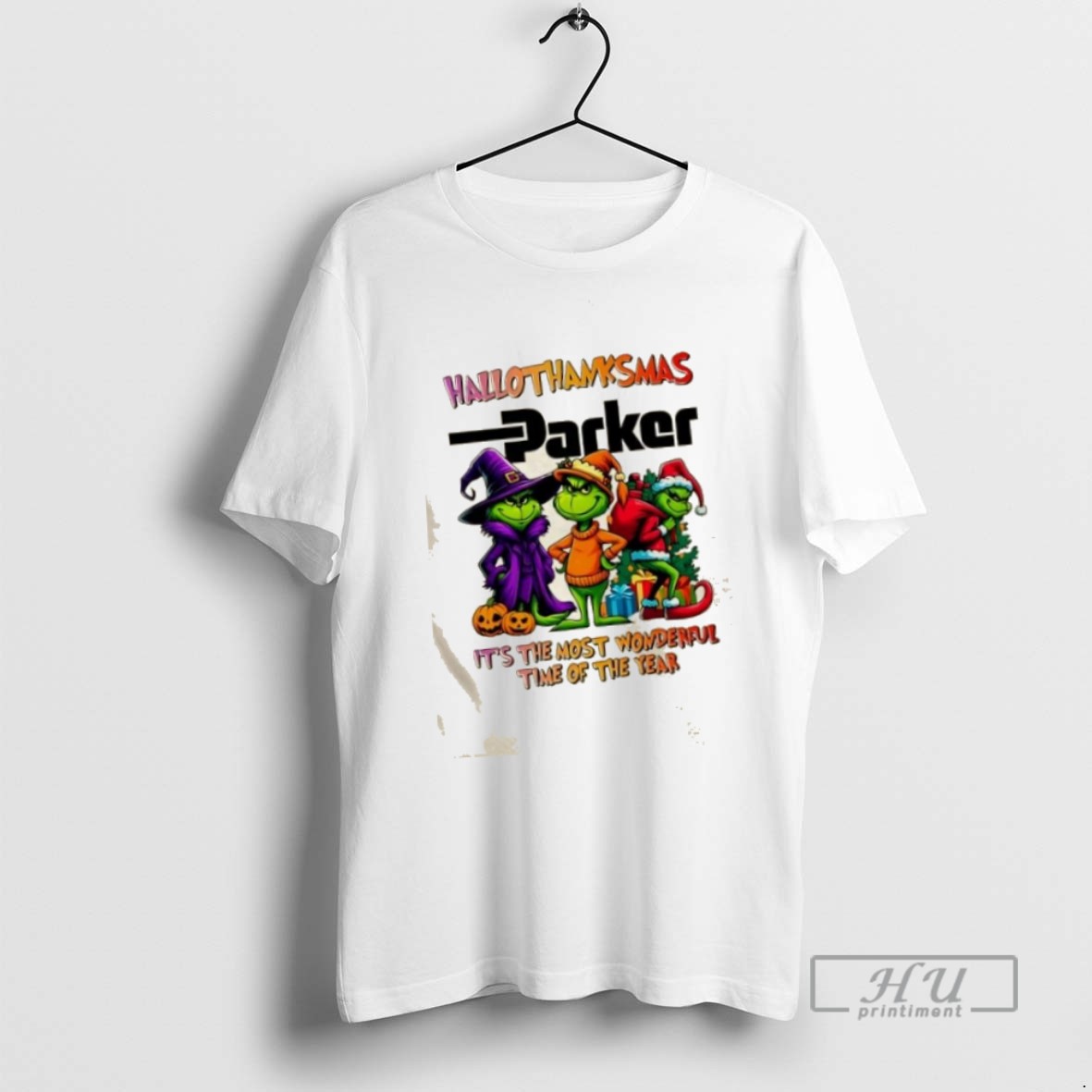 Trending Officials Grinch X Parker Hannifin Its The Most Wonderful Time Of The Year Happy Hallothanksmas T Shirt Sweatshirt