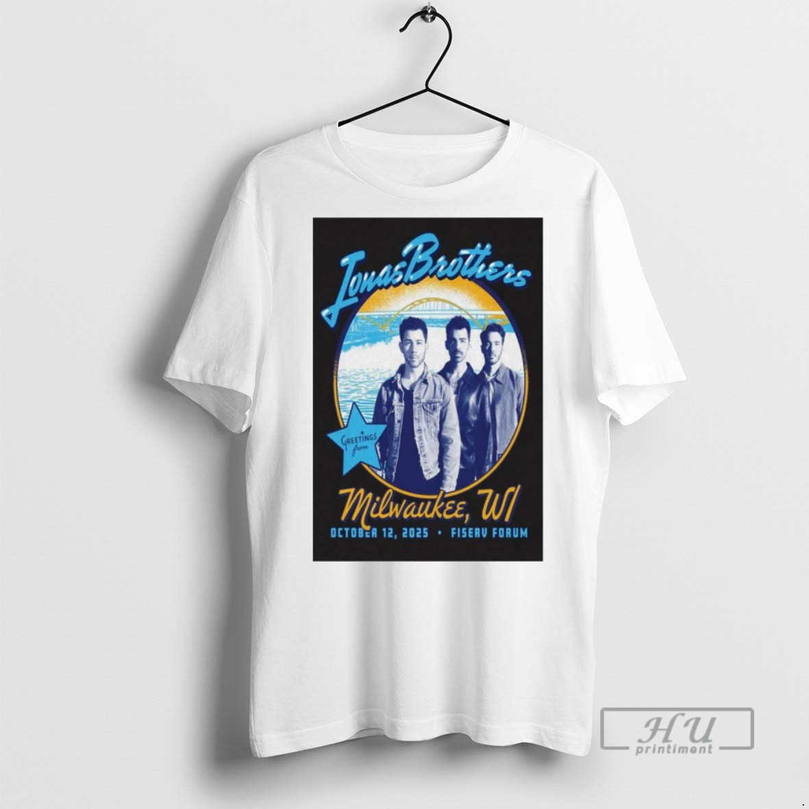 Trending Officials Jonas Brothers October 12 2025 Fiserv Forum Milwaukee Wi T Shirt Sweatshirt Hoodies