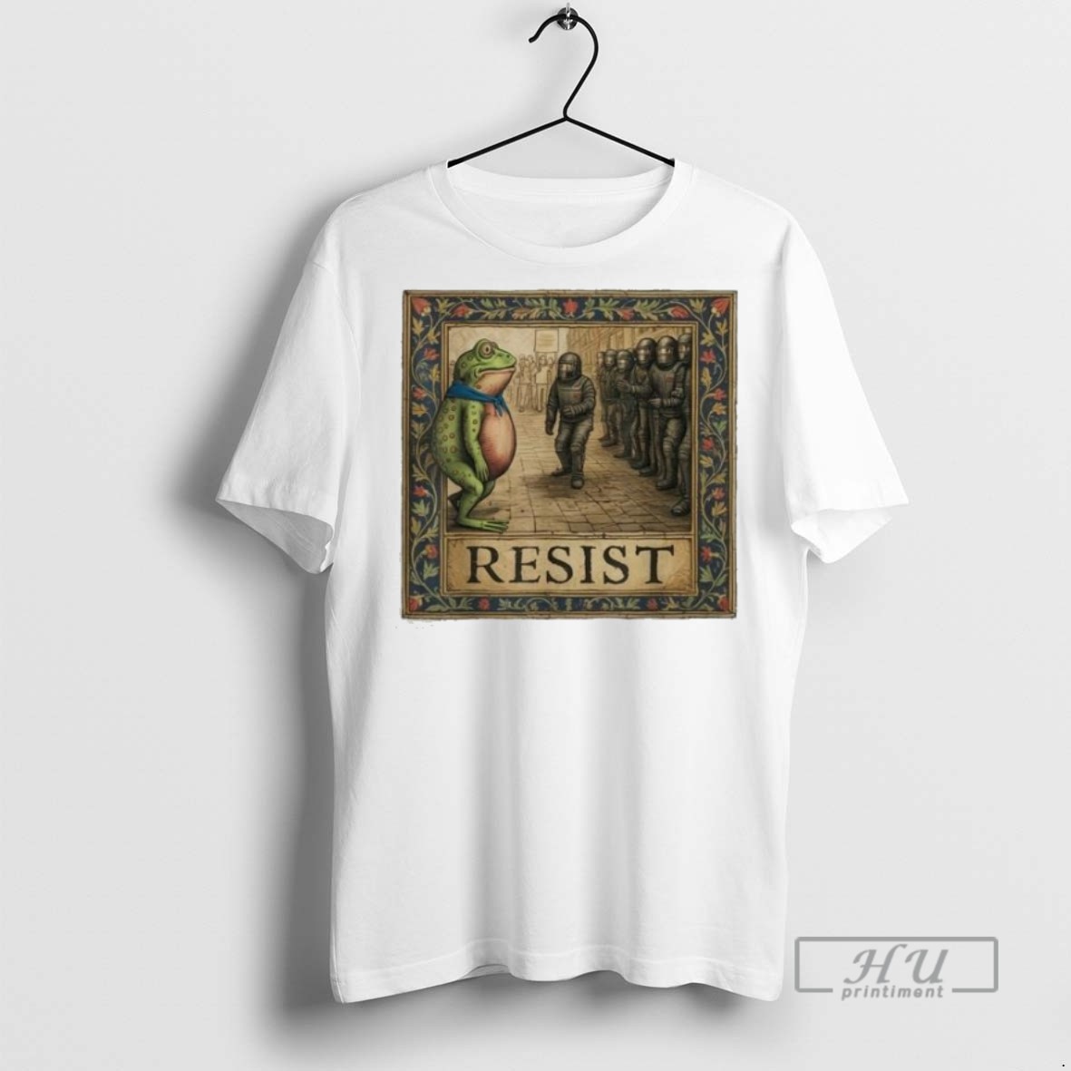 Trending Officials Medieval Vintage Portland Frog Protest Resist T Shirt Sweatshirt Hoodies