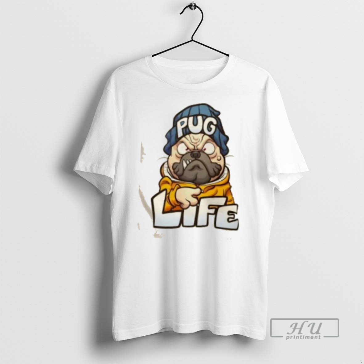 Trending Officials Pug Life Gangsta Dog Cartoon T Shirt Sweatshirt Hoodies