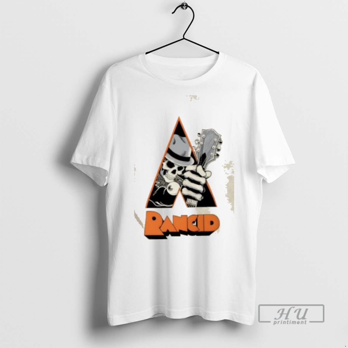 Trending Officials Rancid Skull Guitar Punk Rock Graphic T Shirt Sweatshirt Hoodies