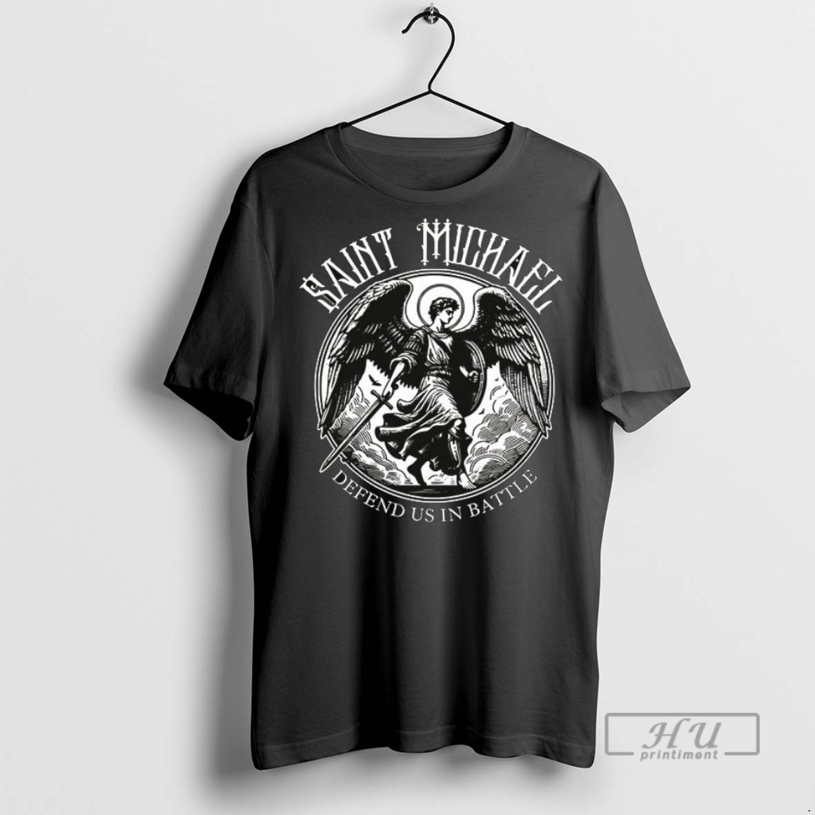 Trending Officials Saint Michael Defend Us In Battle Ceramic Ceramic And Classic Dad Cap T Shirt Sweatshirt