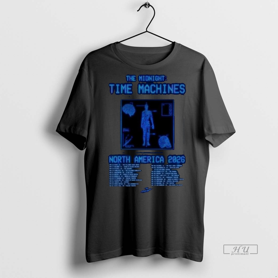 Trending Officials The Midnight Time Machines North America 2026 Long Sleve T Shirt Sweater Hoodie