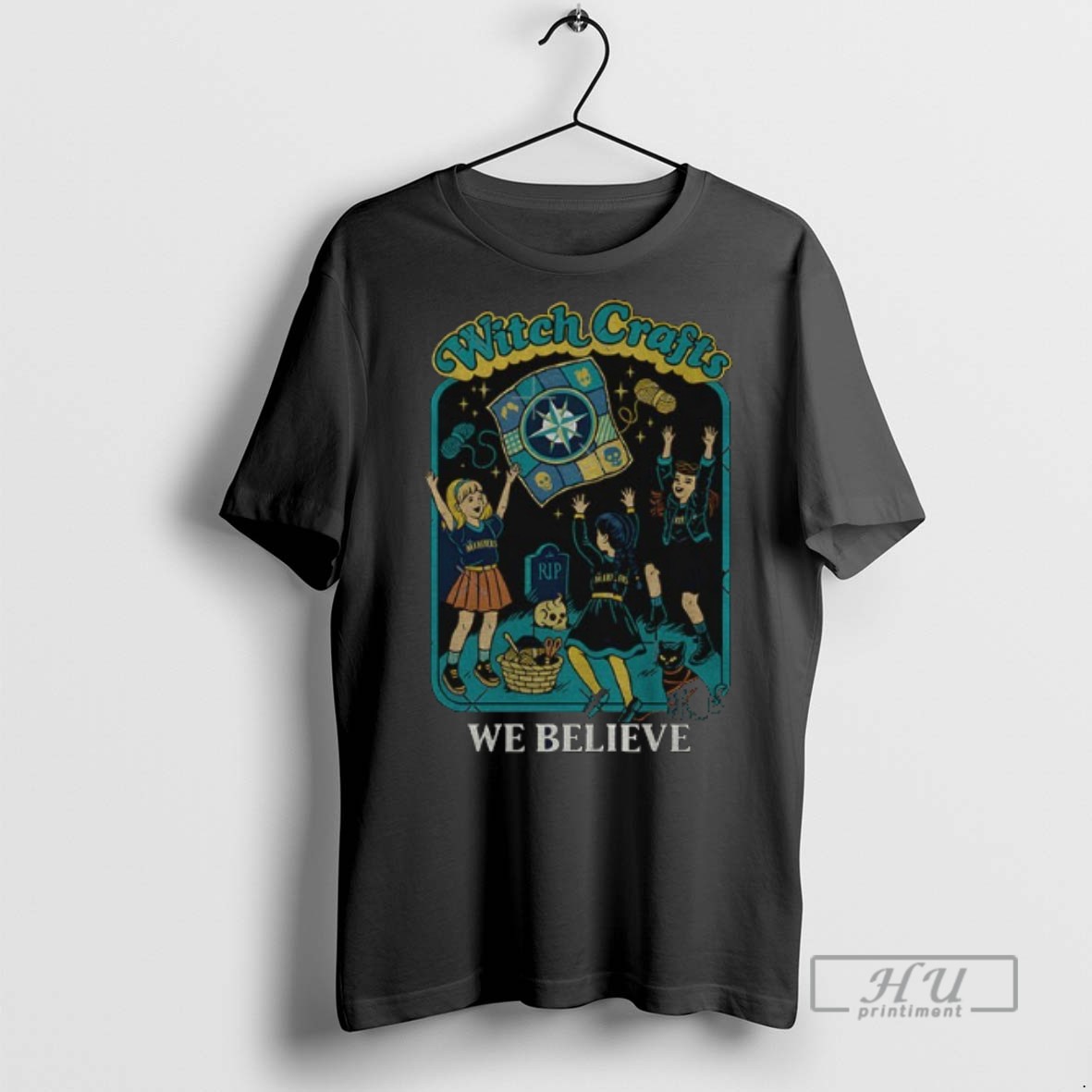 Trending Officials Witch Crafts We Believe Seattle Mariners Mlb Baseball Postseason Beast Essential 2025 T Shirt Sweatshirt Hoodies