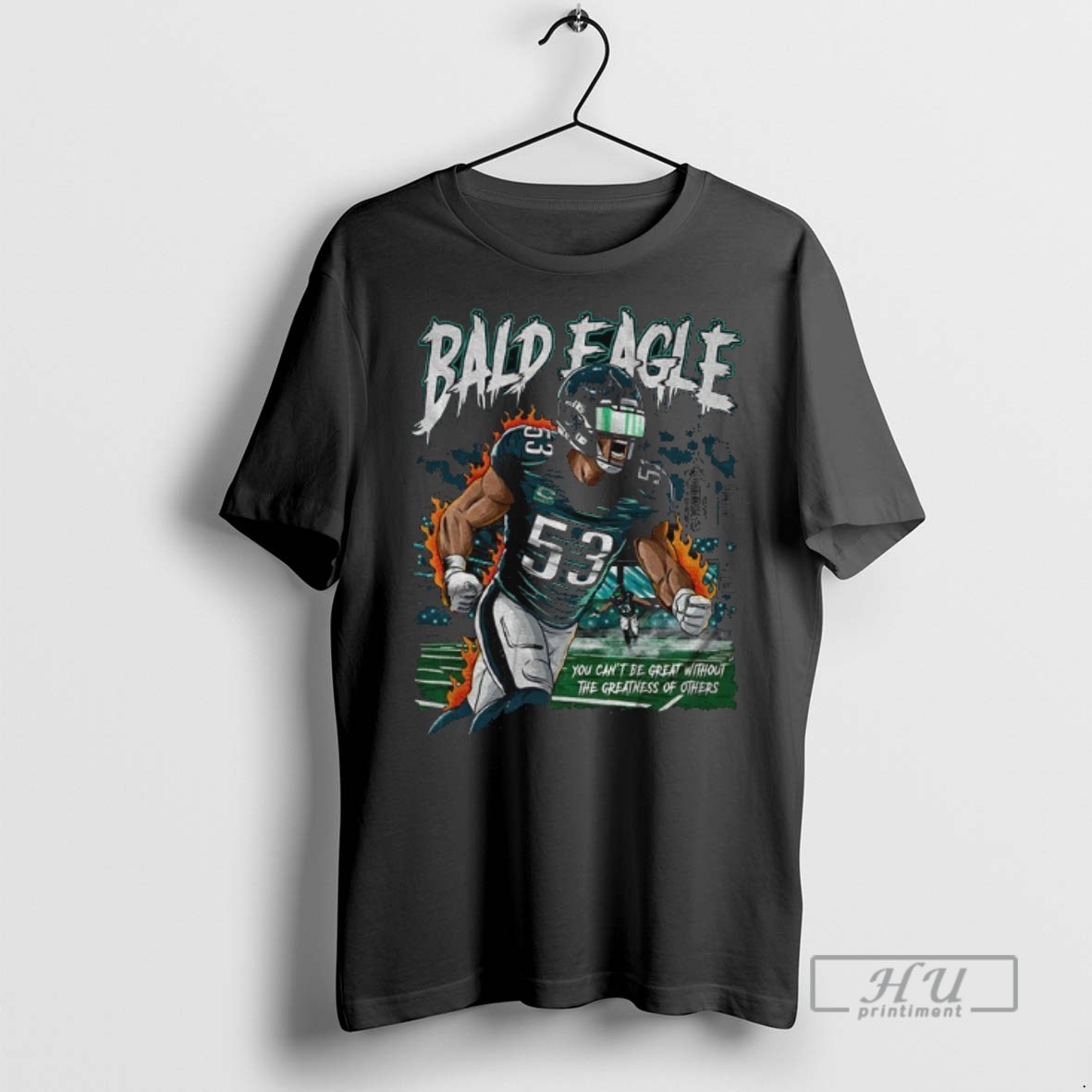 Trending Officials Zack Baun Philadelphia Eagles Football Nfl Bald Eagle You Cant Be Great Without The Greatness Of Others T Shirt Sweatshirt Hoodies
