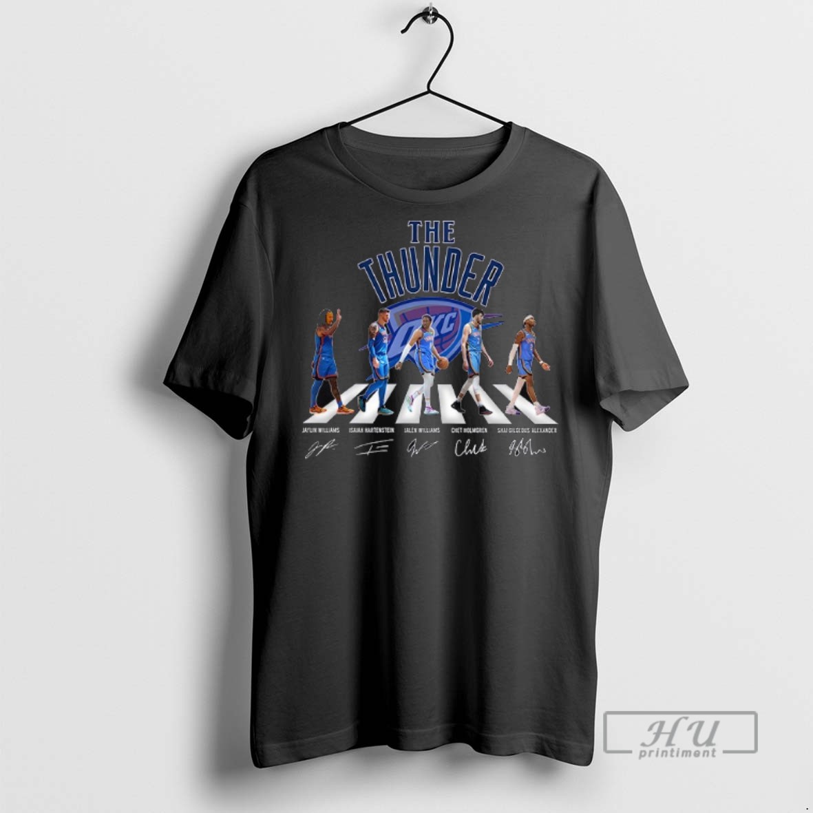 Trending Oklahoma City Thunder Abbey Road Signature T Shirt Sweatshirt