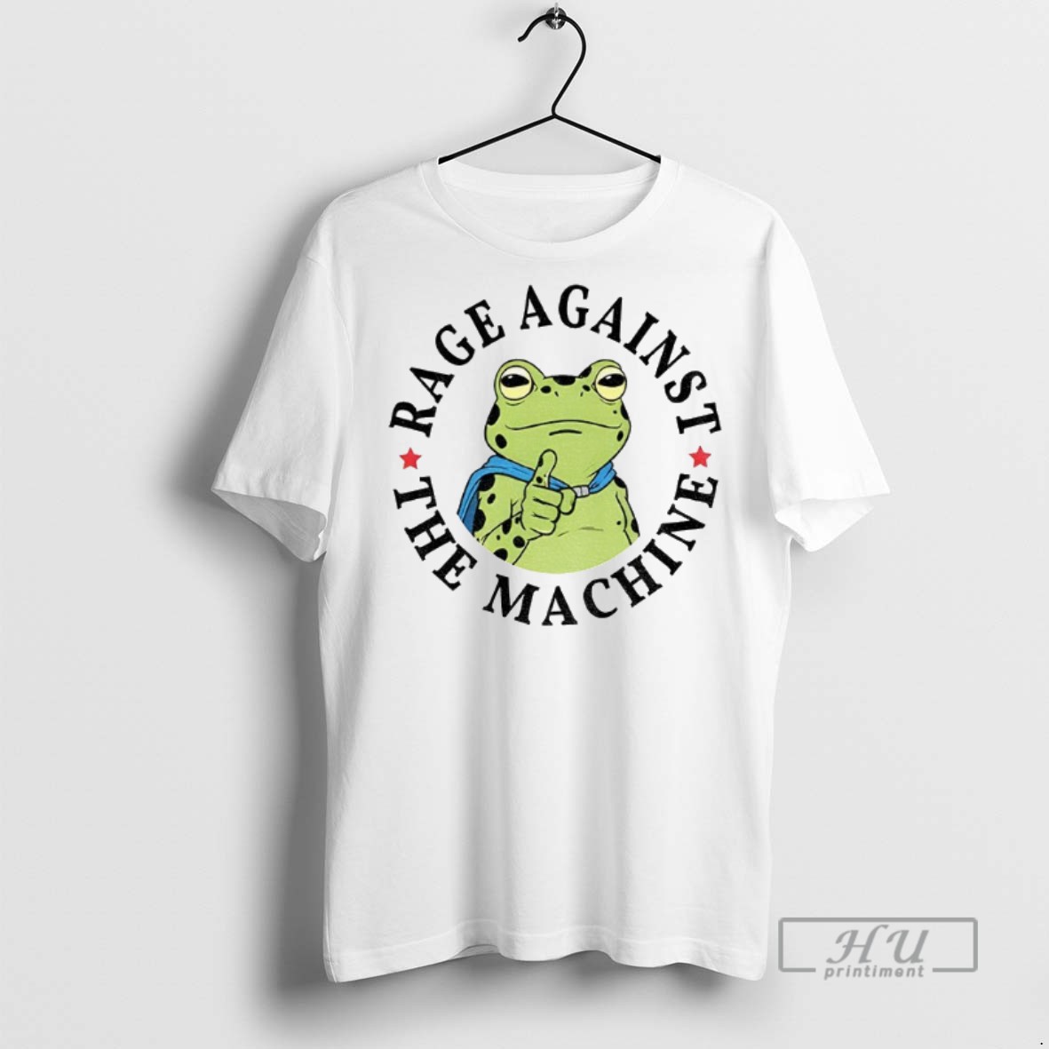 Trending Portland Frog Rage Against The Machine Anti Trump Graphic Tee Shirt Sweatshirt Hoodies