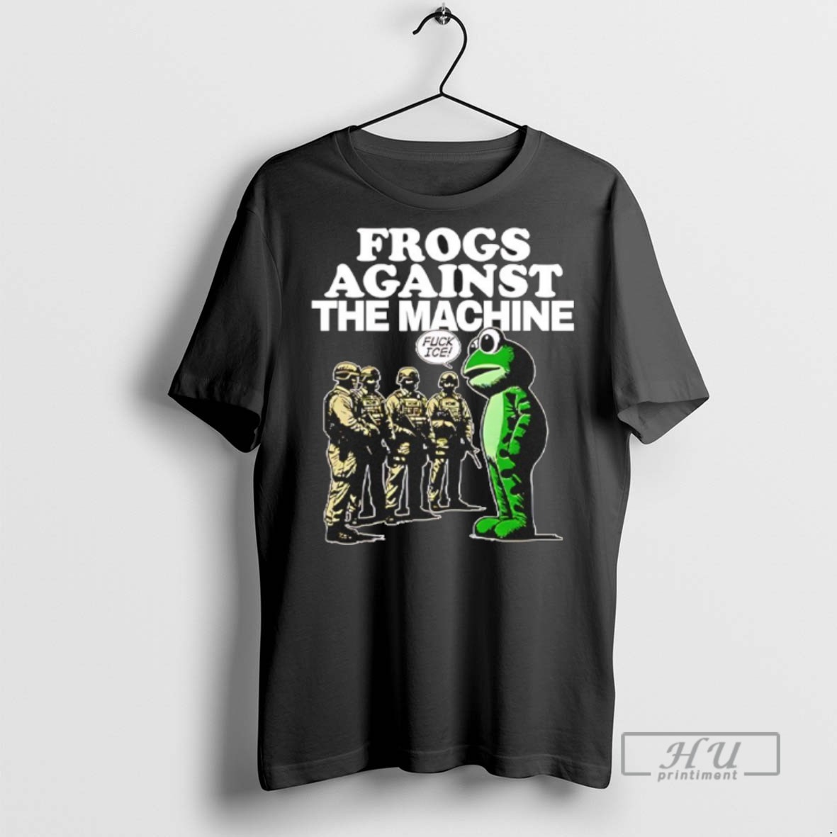 Trending Portland Frogs Against The Machine Fck Ice Graphic Tee Shirt Sweatshirt Hoodies