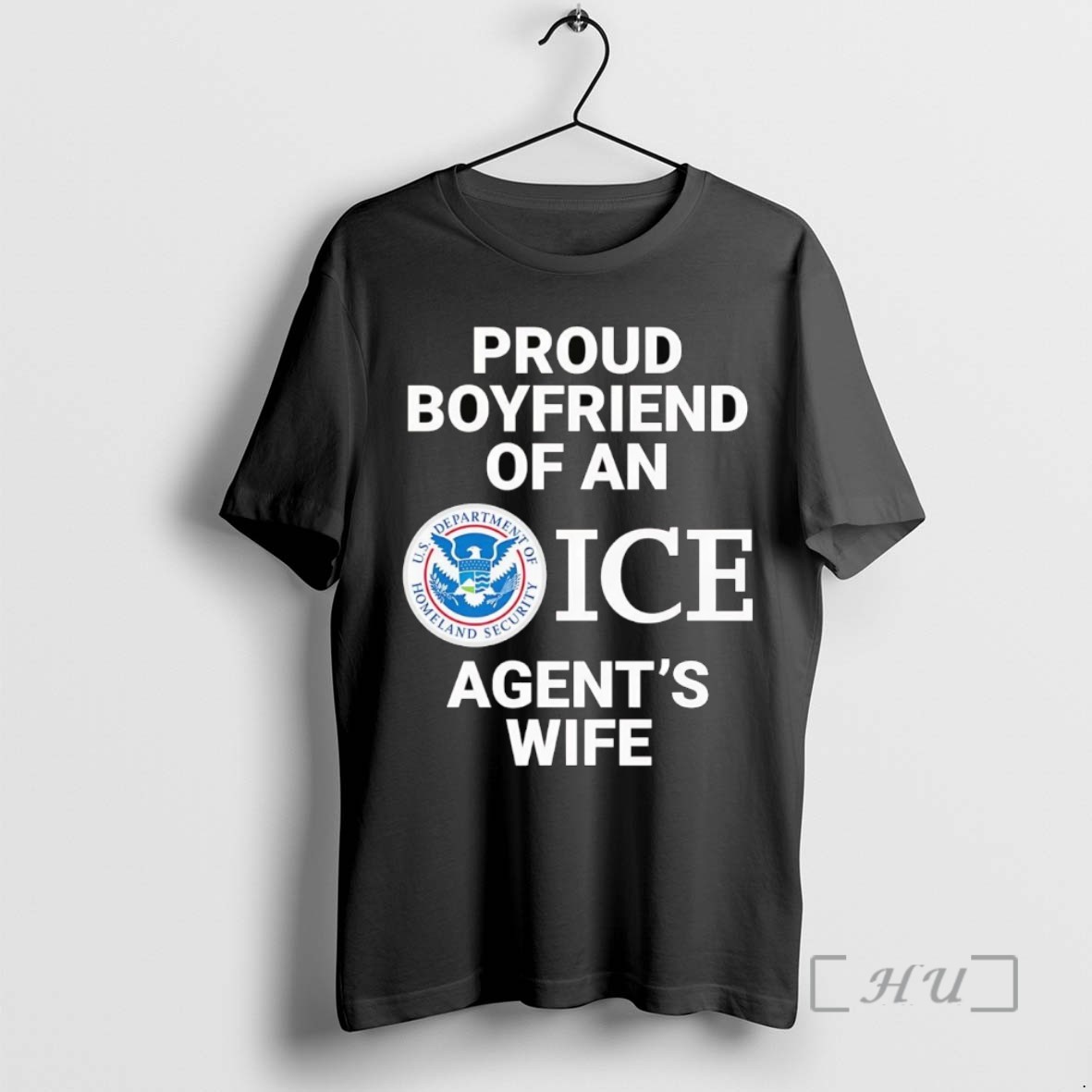 Trending Proud Boyfriend Of An Ice Agents Wife Tee Shirt Sweater Hoodie
