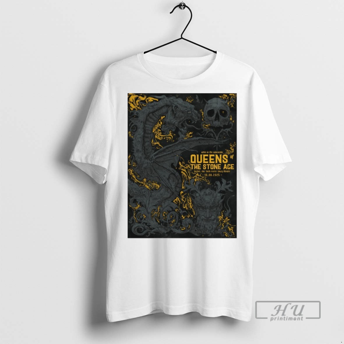 Trending Queens Of The Stone Age Boston Boston Ma Boch Center Wang Theatre October 8 2025 Graphic Tee Shirts Sweatshirt Hoodies