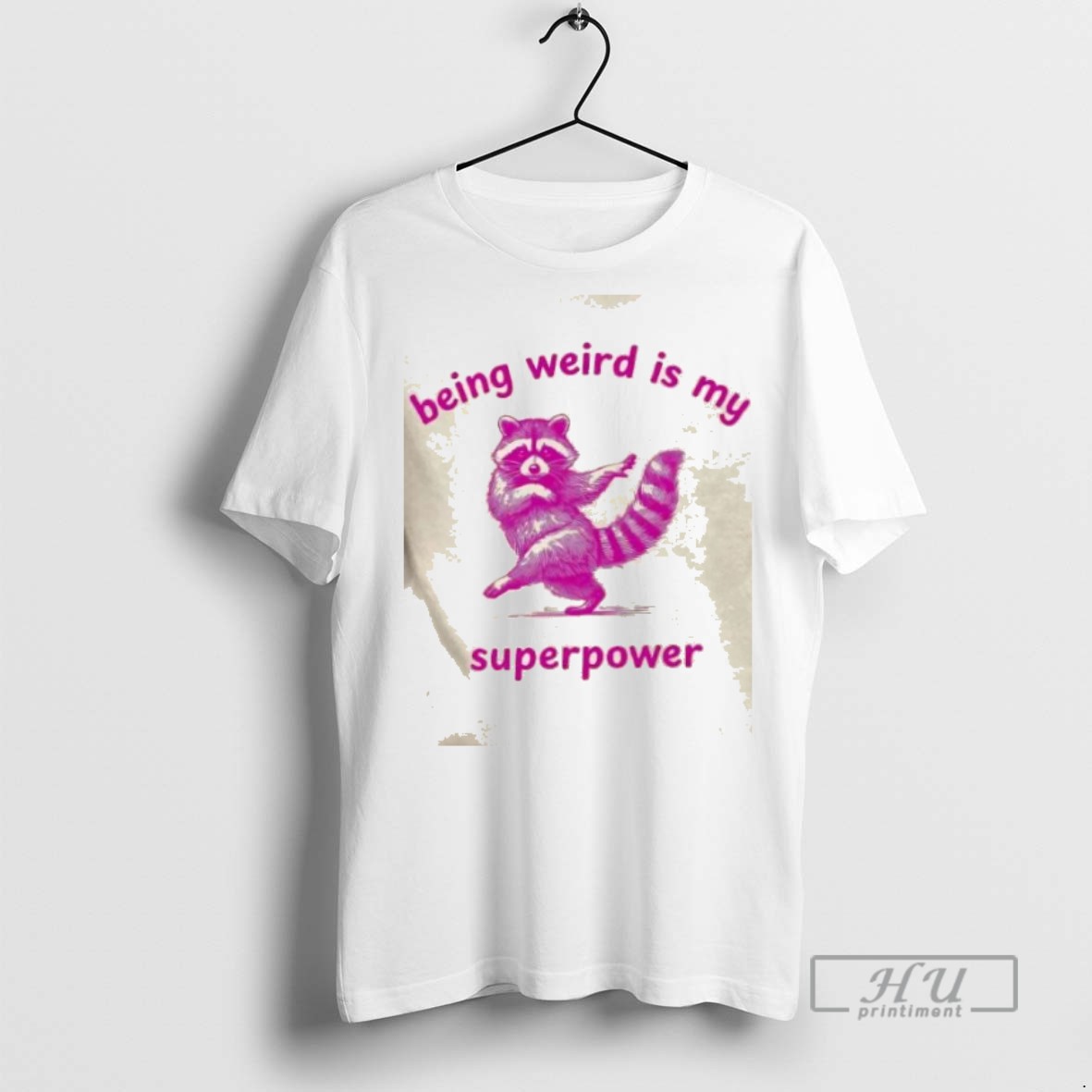 Trending Raccoon Dance Being Weird Is My Superpower Graphic Tee Shirts Sweatshirt Hoodies