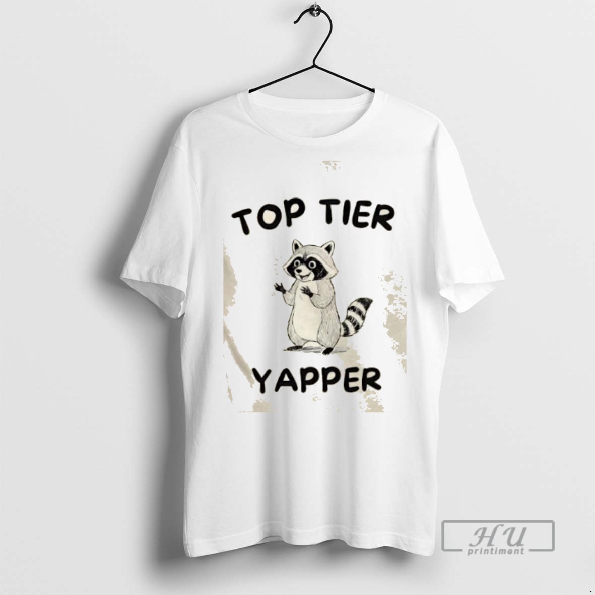Trending Raccoon Top Tier Yapper Graphic Tee Shirts Sweatshirt Hoodies