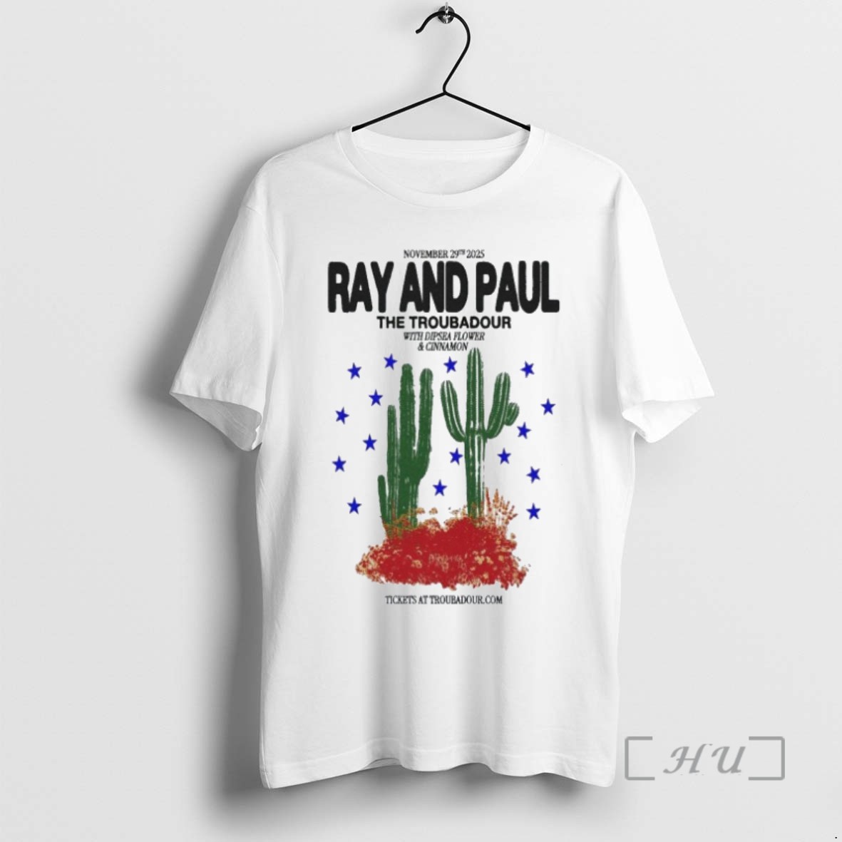 Trending Ray And Paul The Troubadour Tour 2025 Cactus T Shirts Sweater Hoodie