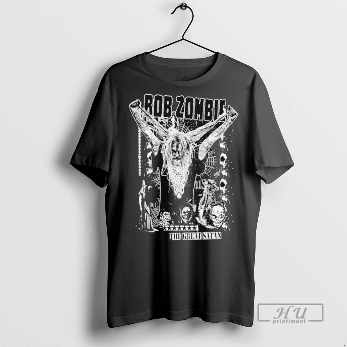 Trending Rob Zombie The Great Satan Rob Graphic Tee Shirt Sweatshirt Hoodies