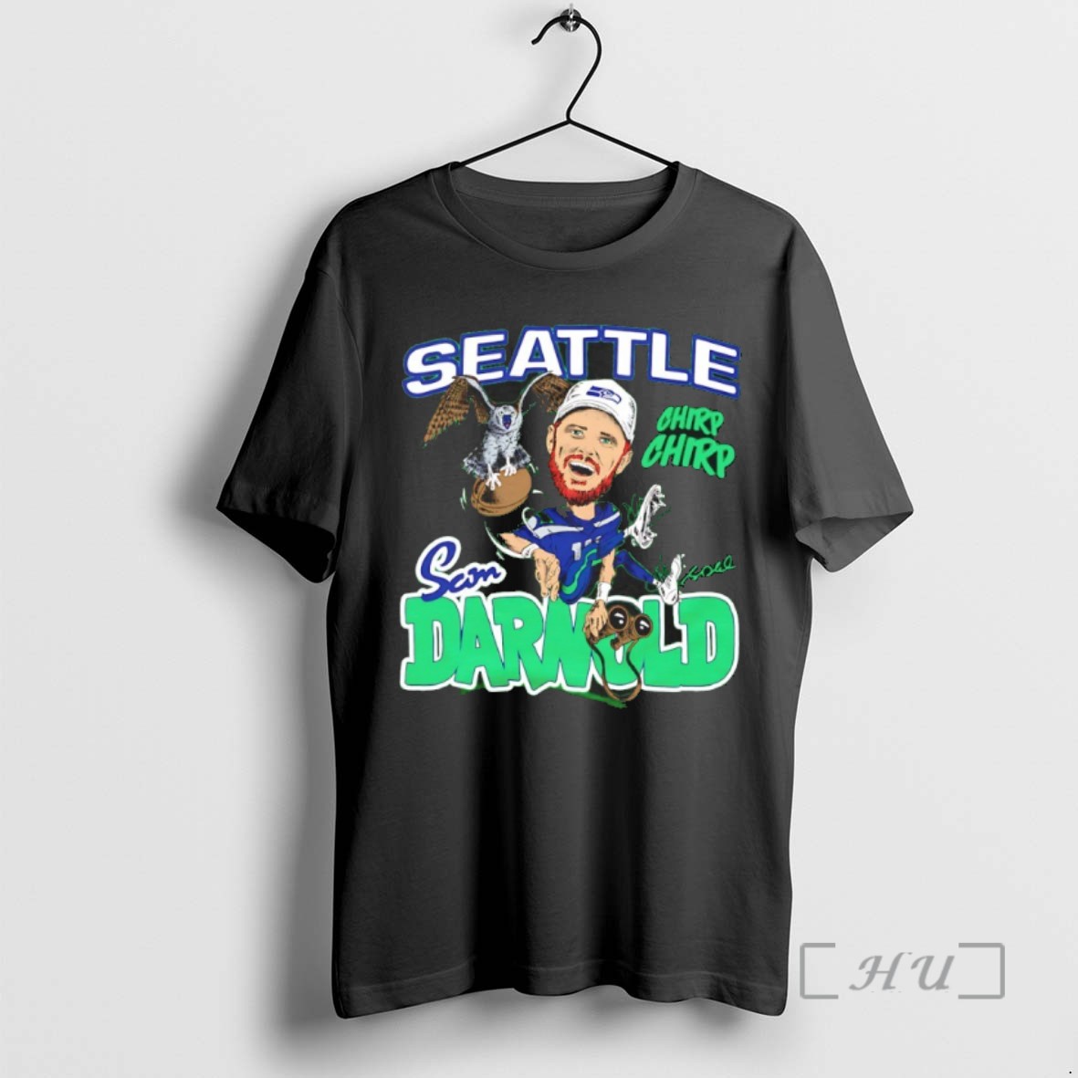 Trending Sam Darnold Seattle Seahawks Nfl Caricature Signature T Shirts Sweater Hoodie