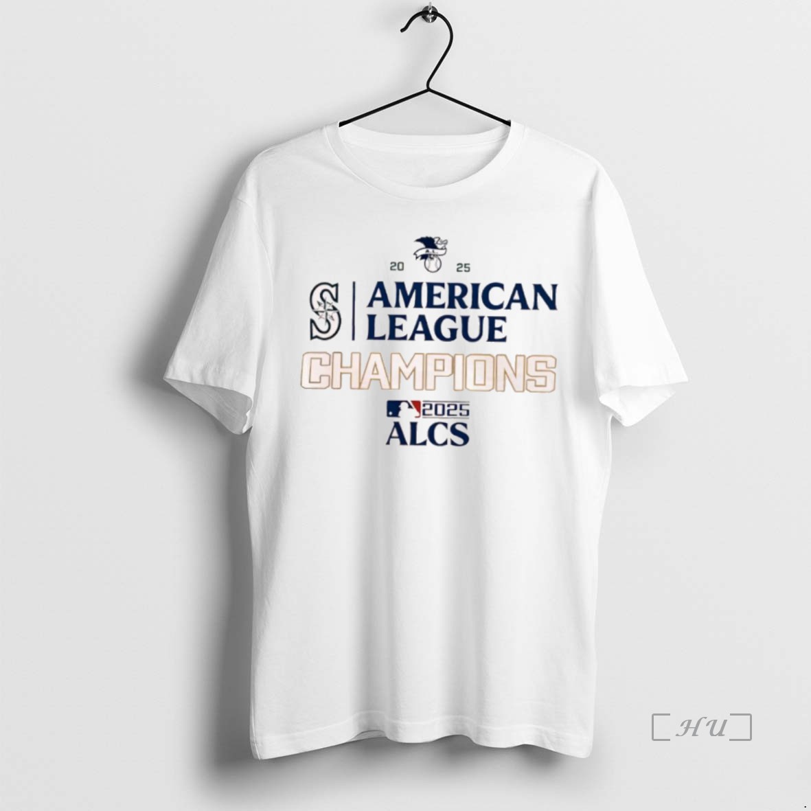 Trending Seattle Mariners Fanatics 2025 American League Champions Locker Room T Shirt Sweater Hoodie