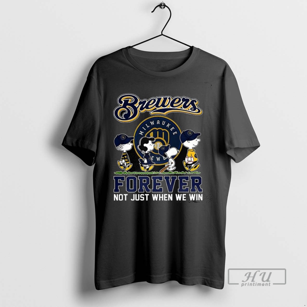 Trending Snoopy And Friends X Milwaukee Brewers Forever Not Just When We Win Baseball Lovers T Shirt Sweatshirt