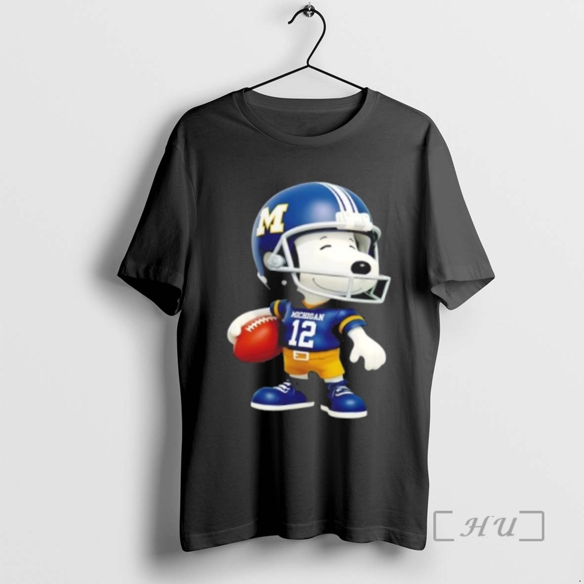 Trending Snoopy Is Holding A Ball And Smiling At Michigan Wolverines Fans T Shirts Sweater Hoodie