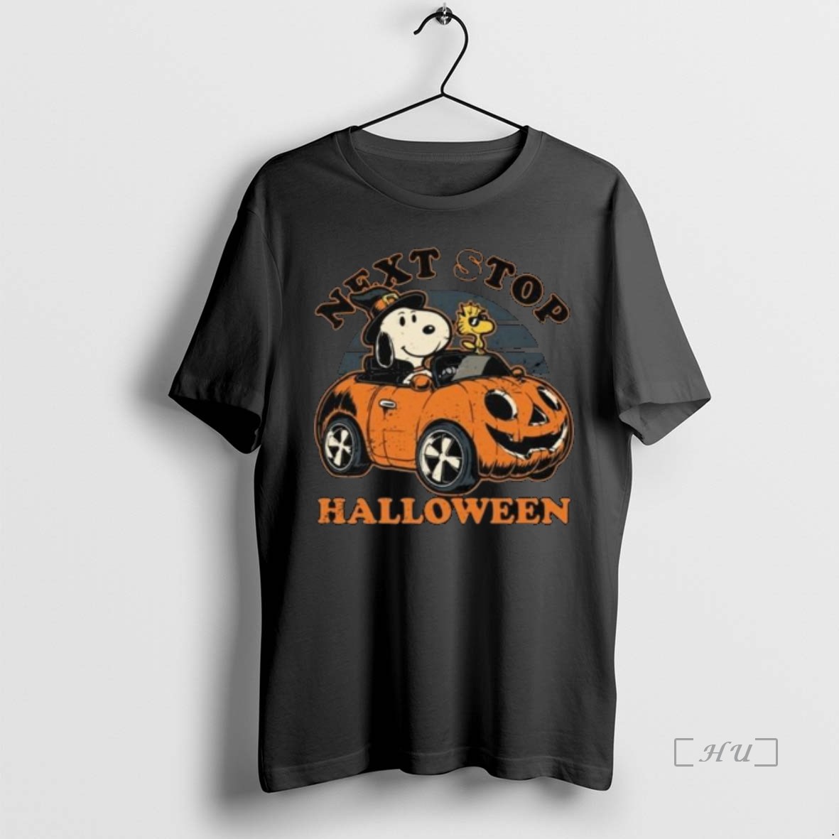 Trending Spooky Snoopy Pumpkin Car Next Stop Halloween 2025 Long Sleve T Shirt Sweater Hoodie
