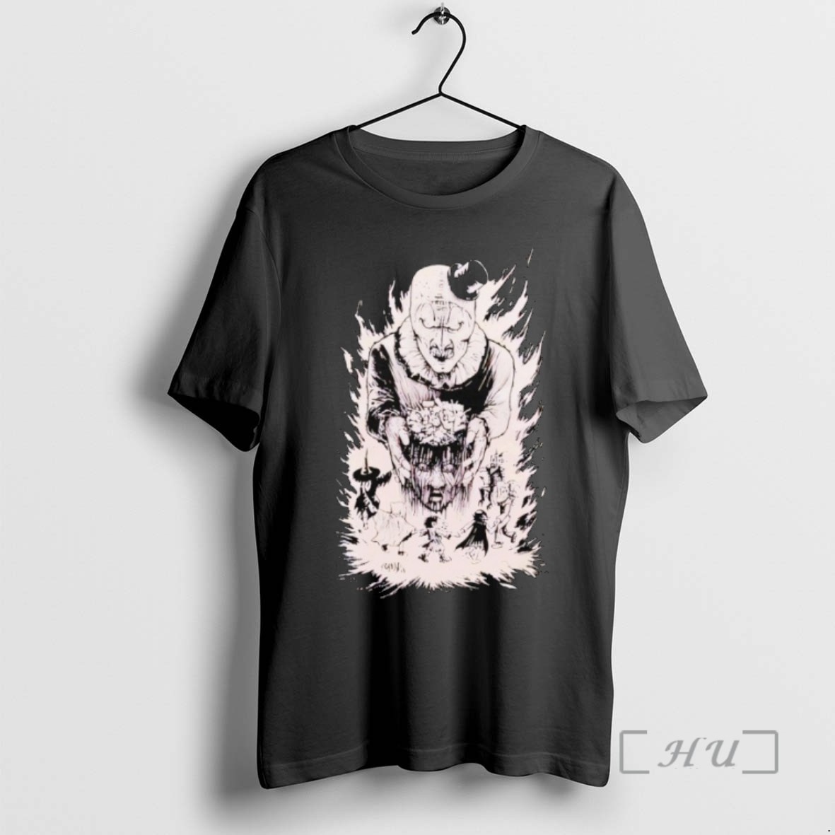Trending Terrifier Art The Clown Candy Head T Shirts Sweater Hoodie