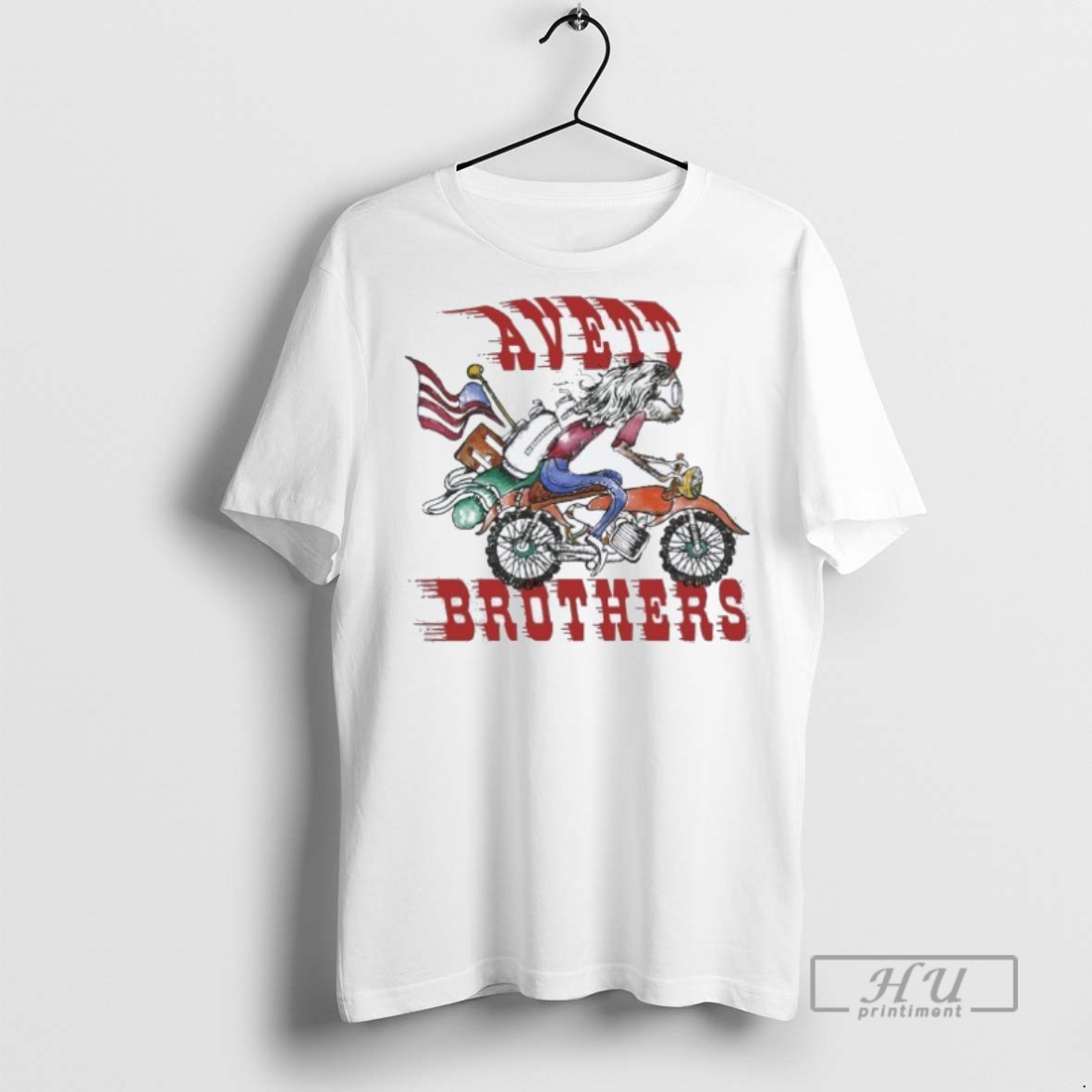 Trending The Avett Brothers Biker American Flag Graphic Tee Shirt Sweatshirt Hoodies