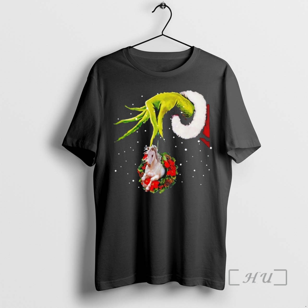 Trending The Grinch Hand Horse Christmas T Shirts Sweater Hoodie