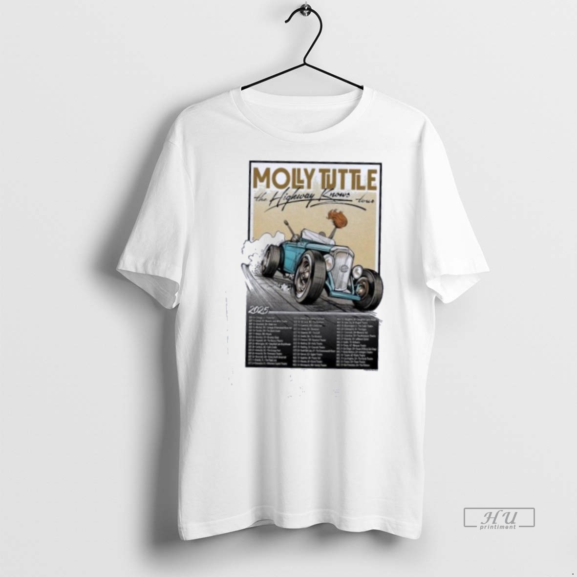 Trending The Highway Knows Tour 2025 Molly Tuttle Graphic Tee Shirt Sweater Hoodie