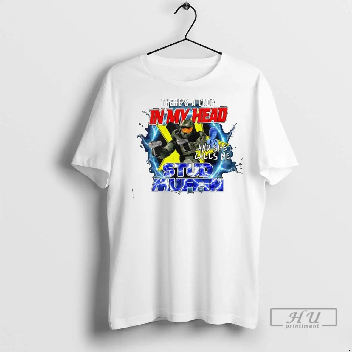 Trending Theres A Lady In My Head And She Calls Me Stud Muffin T Shirts Sweatshirt
