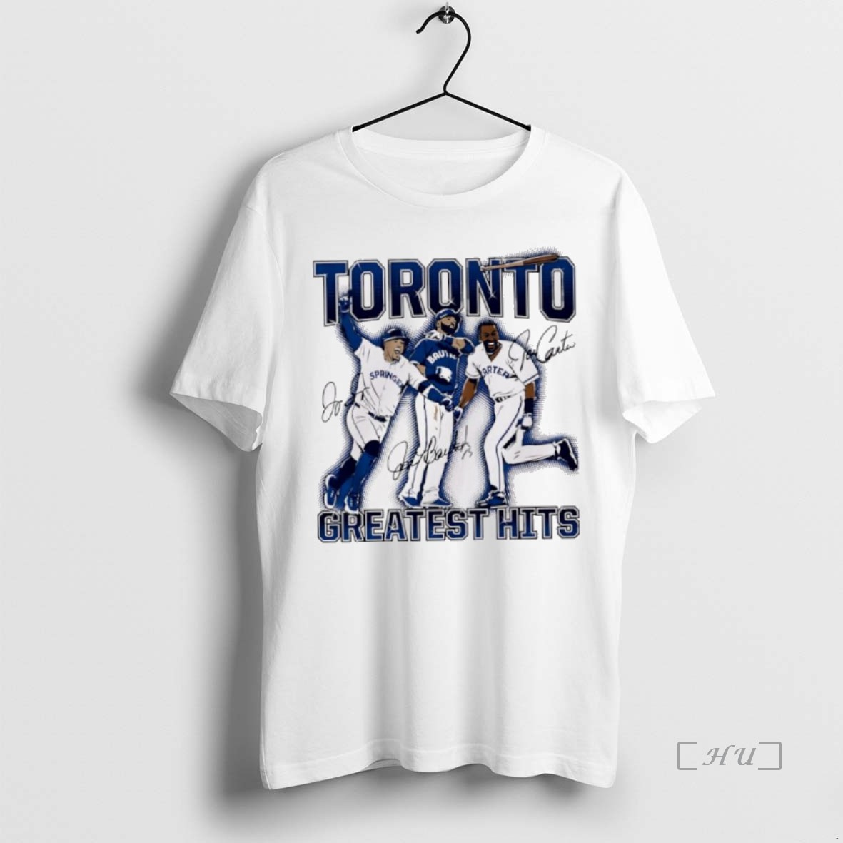 Trending Toronto Greatest Hits George Springer Jose Bautista Joe Carter Toronto Blue Jays T Shirt Sweater Hoodie