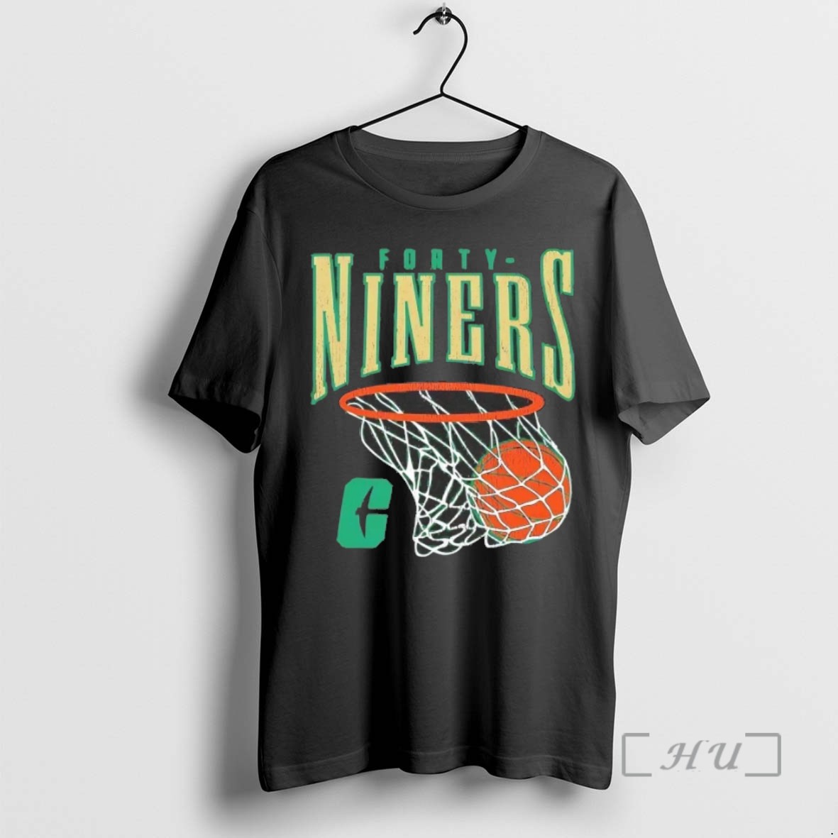 Trending Unc Charlotte 49ers Hoops Tee Shirt Sweater Hoodie