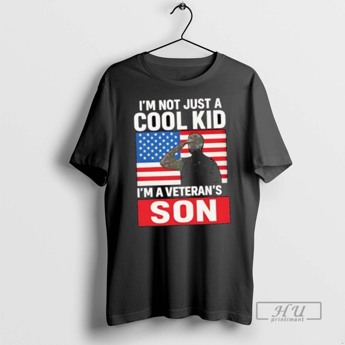 Trending Us Flag Im Not Just A Cool Kid Im A Veterans Son T Shirt Sweatshirt